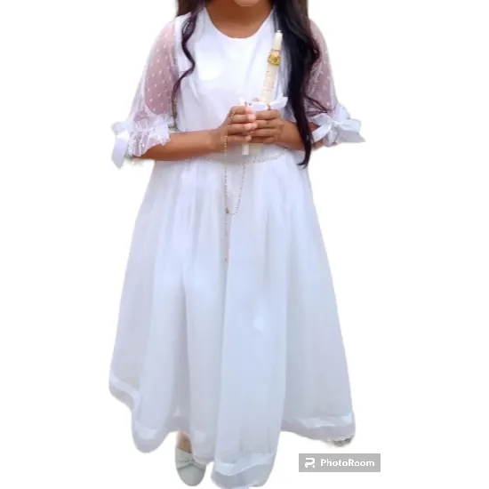 Vestido Primera Comunión Bautizo Hasta La Talla 14