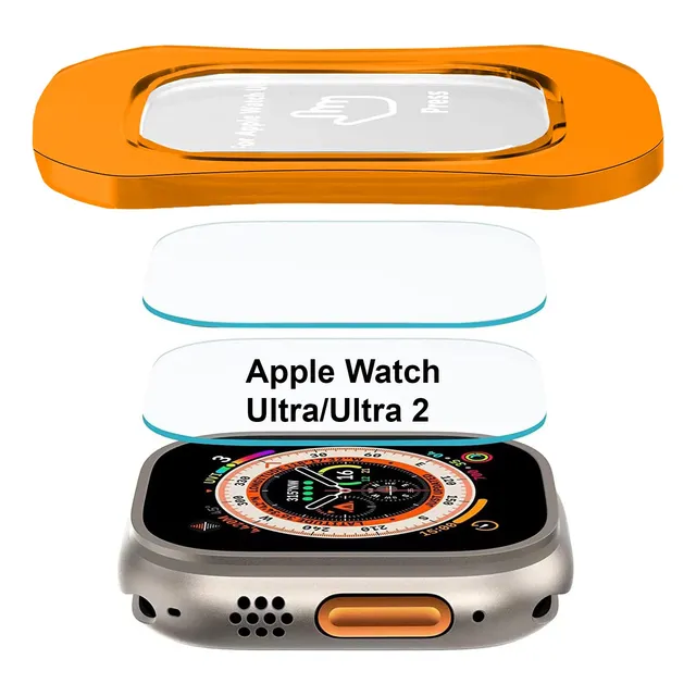 2x Pack Lámina Vidrio Para Apple Watch Ultra/ Ultra 2 49mm