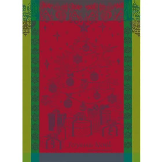 Toalla Cocina Te Algodon Rojo Verde