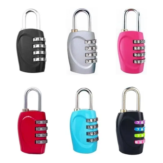 Mini Candado Con Clave 4 Combinaciones Locker Maleta Viaje 
