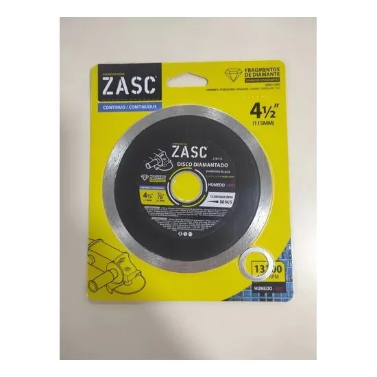 Disco Diamante Continuo 4 1/2  Zasc  73333