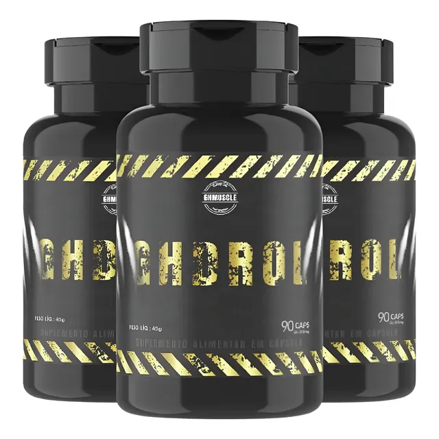 3 Gh Drol - Ghmuscle Sem Sabor
