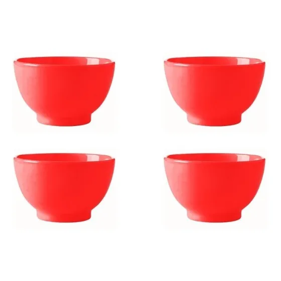 Bowl Ceramica X4 Cereales Sopero 14,5cm Colores 600c