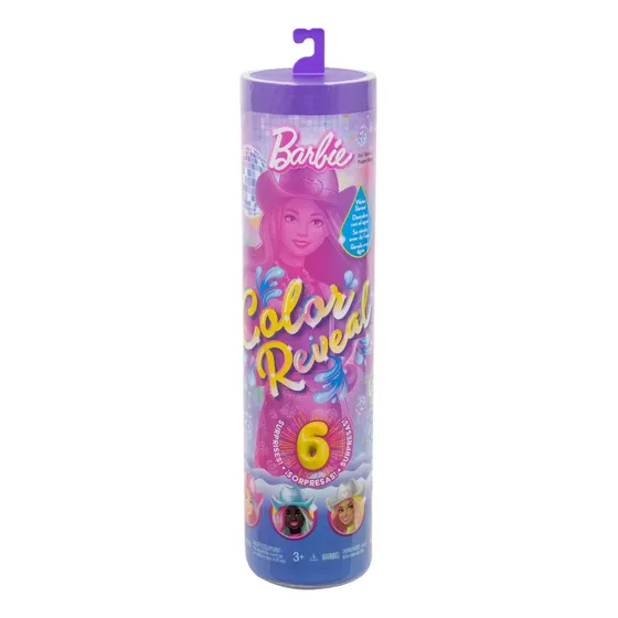 Barbie Color Reveal Muñeca Moda Disco Sorpresa