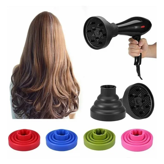 Difusor Adaptador Para Secador Rizos Pelo Cabello Plegable