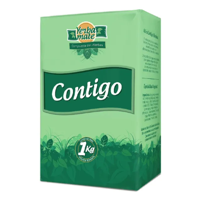 Yerba Mate Compuesta Con Hierbas Contigo 1 Kg.