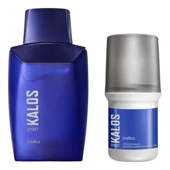 Esika Perfume Hombre Kalos Sport 100ml + Desodorante 50g