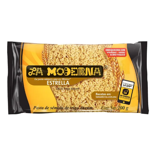 Sopa De Pasta De Estrella La Moderna 200 Gr