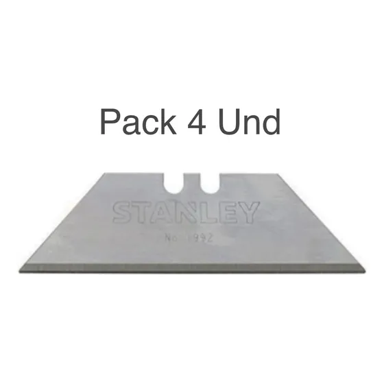 Hoja Repuesto Cuchilla Stanley 11-921a Pack 4 Unidades