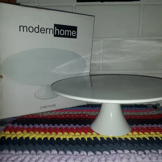 Base Para Tortas Ceramica Blanca