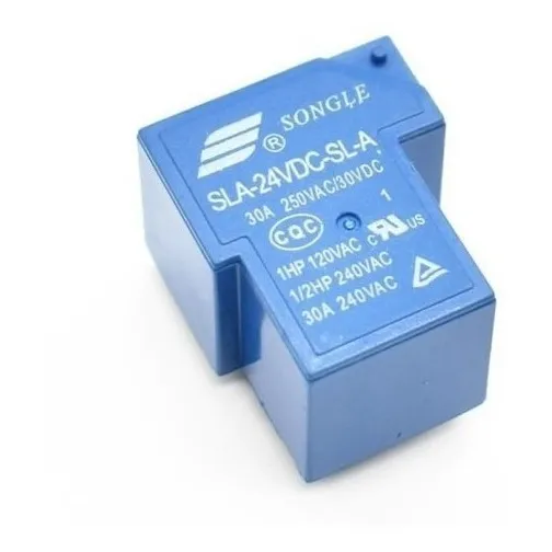 Sla-24vdc-sl-a  Rele Relay 24v 30a 4 Pines