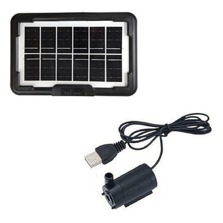Bomba Fonte Água Aquário Com Painel Carregador Solar 3v A 6v Bomba Fonte Água Aquário Com Painel Carregador Solar 3v A 6v