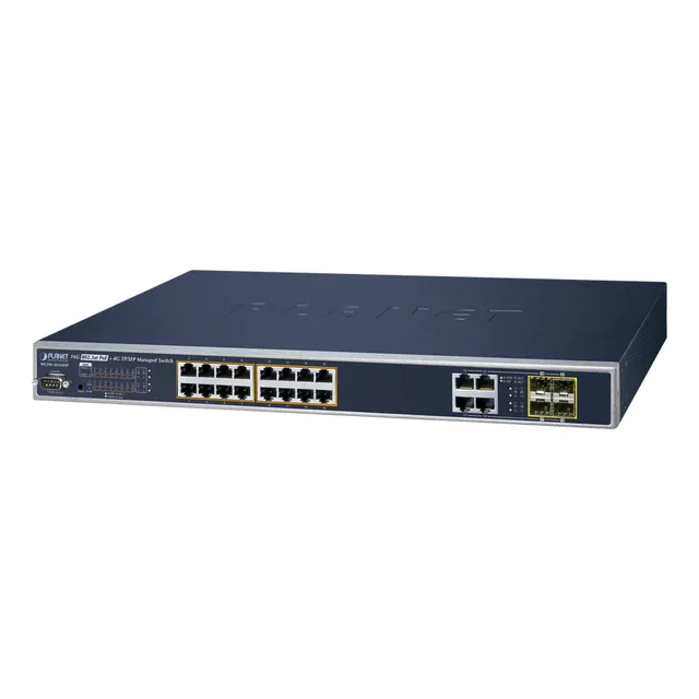 Switch Administrable 16 Puertos Poe Gigabit Velocidad Garant