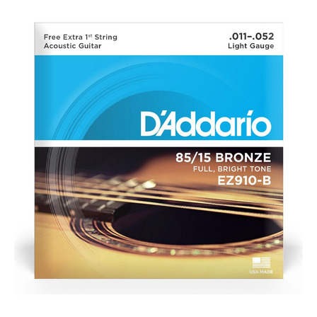 Encordoamento Violao D Addario Ez910 011-052 Encordoamento Violao D Addario Ez910 011-052