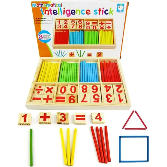 Montessori Para Contar Matemáticas, Juguetes Educativos 