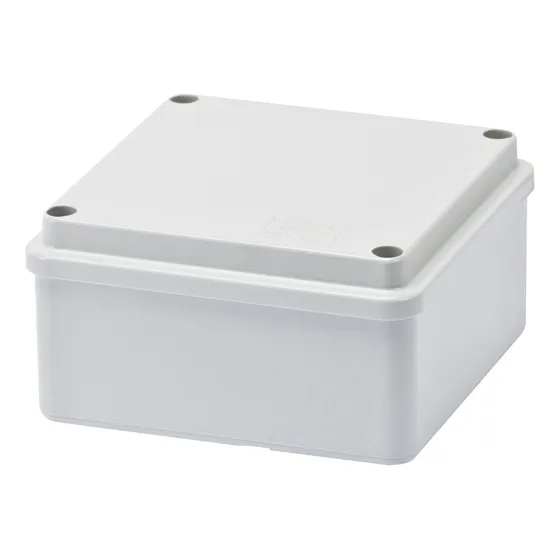Caja De Paso 10x10x5 Plástico Con Tapa Ip65 Interperie Cctv