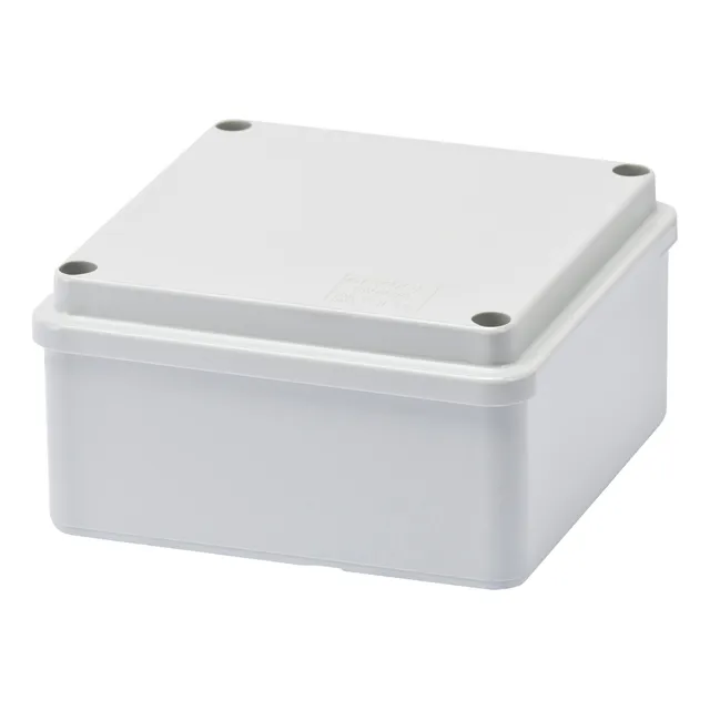 Caja De Paso 10x10x5 Plástico Con Tapa Ip65 Interperie Cctv