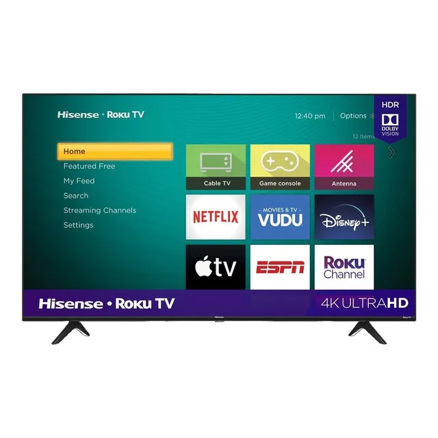 Smart TV de 75" Hisense R6 Series 75R6E3 con pantalla LCD 4K