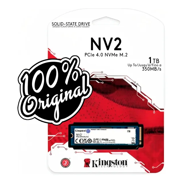 Ssd Kingston   1tb   Nv2 Pcie 4.0 Nvme M.2 ( Original ) 