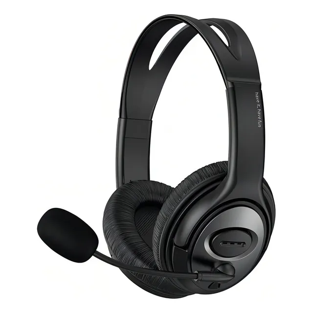 Auriculares Havit H206d para PC, color negro y gris, color negro