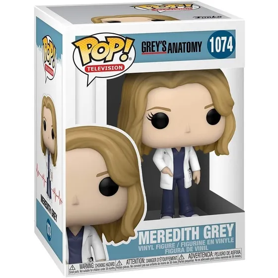 Funko Pop! Greys Anatomy - Meredith Grey  #1076 Maltratado