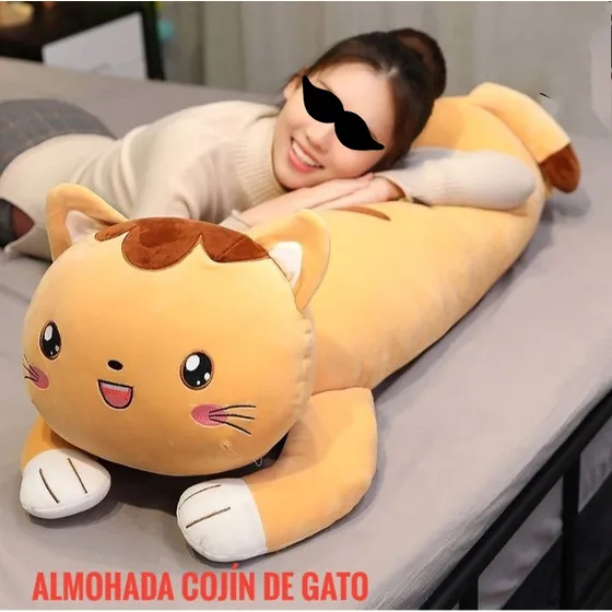 Almohada Decorativa Cojín Gato 90cm