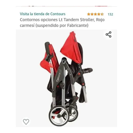 Coche Para Morochos O Niños Doble Marca Contours Options Lt