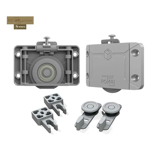 Kit Roldanas Rodinha Ro654013 Prime Porta Correr - Rometal