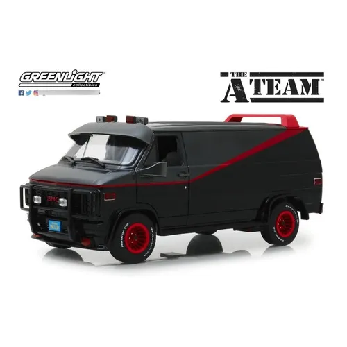 Van Gmc Vandura 1983 A Team Escala 1:18 Greenlight