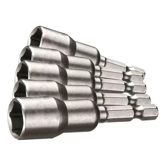 Juego Punta De Dados Para Taladro 5/16 5pcs 65mm