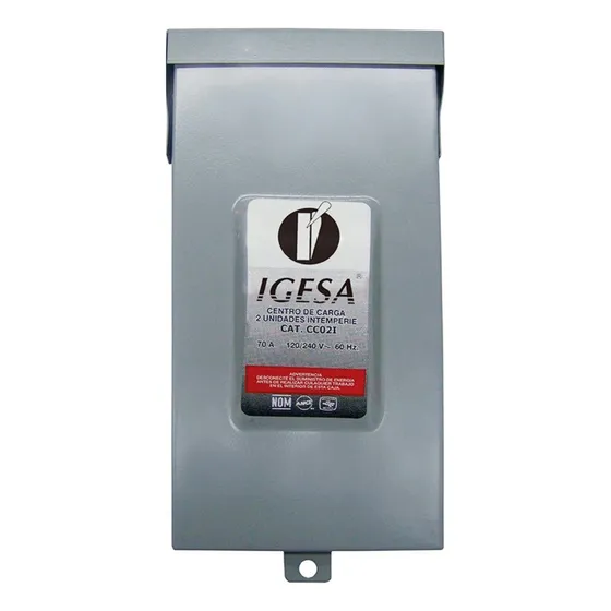 Centro De Carga De 2 Unidades Nema 3r Igesa Cc02ic 