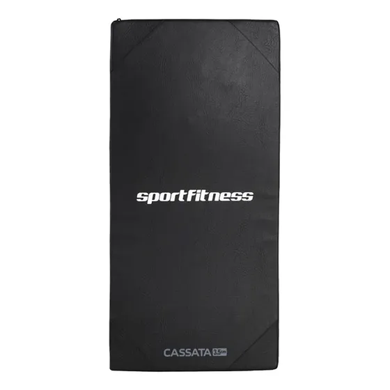 Colchoneta Sportfitness Yoga Abdominales Profesional Cassata Color Negro