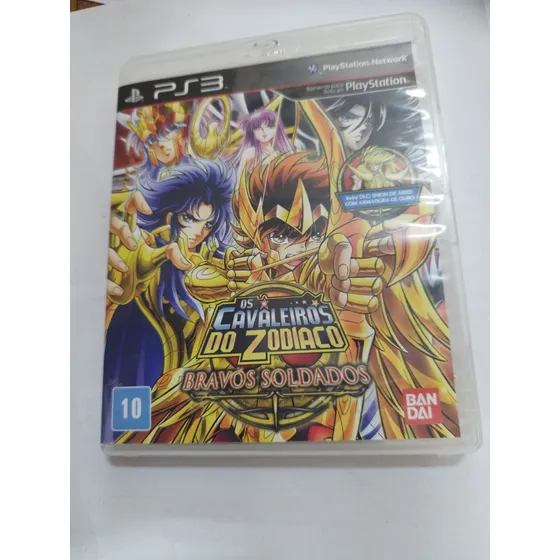Cavaleiros Do Zodiaco Bravos Soldados Original Ps3 Completo