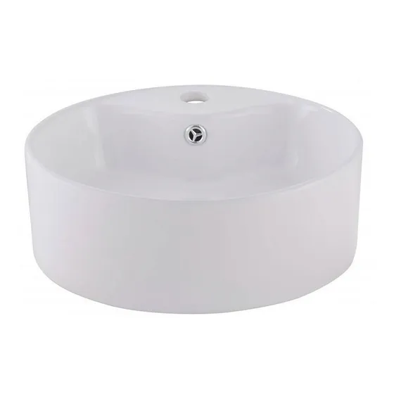 Lavamanos Bm Sobreponer Redondo Con Rebose 41cm Fp