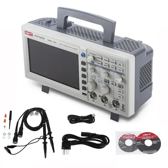 Osciloscopio Digital Uni-t Utd2102cex 2 Canales 100mhz 1gs/s