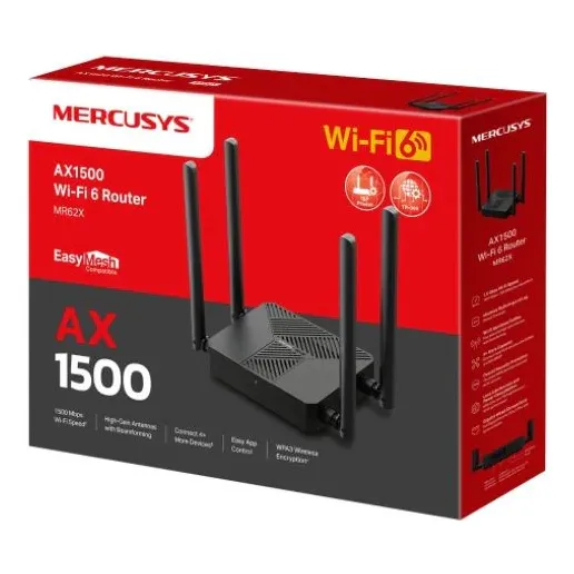 Router Mercusys Mr62 X Doble Banda Ax1500 4 Antenas