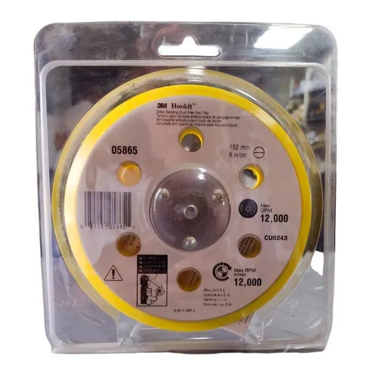 Soporte Para Lija Hookit Lijadora Orbital Marca 3m