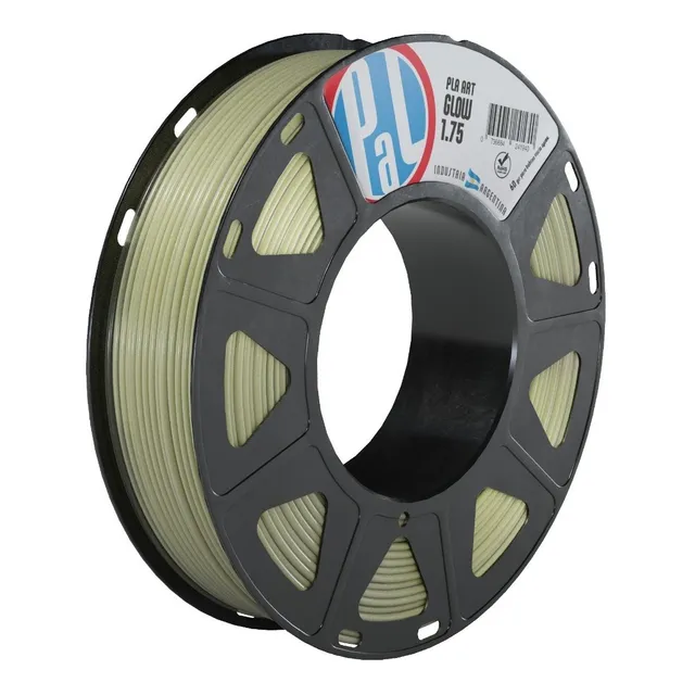 Filamento 3d Printalot Pla Art Glow in the dark 250gr Color Verde Brilla en la Oscuridad