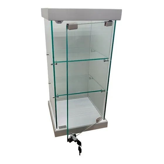 Vitrina Exhibidora De Cristal Para Exhibición De Teléfonos 