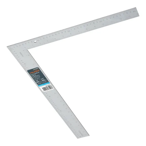 Escuadra Metalica Carpintero Albañil Exacta 40x60 Cm Truper