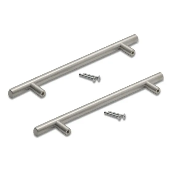 Tirador Acero Inoxidable 19 Cm (190 Mm) Pack De 2 Unidades.