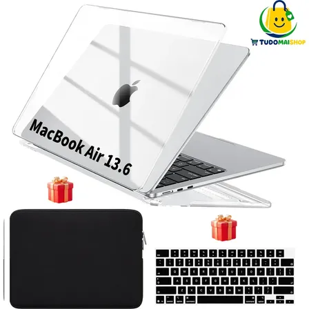 Capa Macbook Air 13 M5 M4 M3 M2 A2681 A3113 A3240 A3449