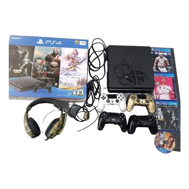 Playstation 4 Slim, Consola De Videojuegos Como Nuevo
