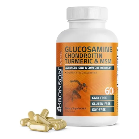 Bronson Glucosamina, Condroitina, Cúrcuma Y Msm