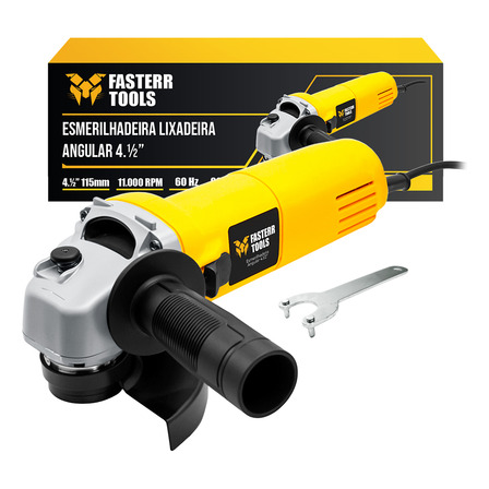 Esmerilhadeira Lixadeira Angular 820w 11000 Rpm Fst043 - Fasterr Esmerilhadeira Lixadeira Angular 820w 11000 Rpm Fst043 - Fasterr