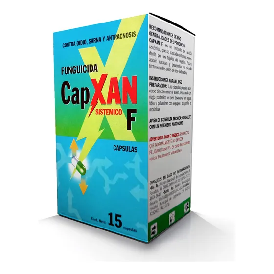 Capxan F Funguicida Acción Sistémica 15 Capsulas Glacoxan