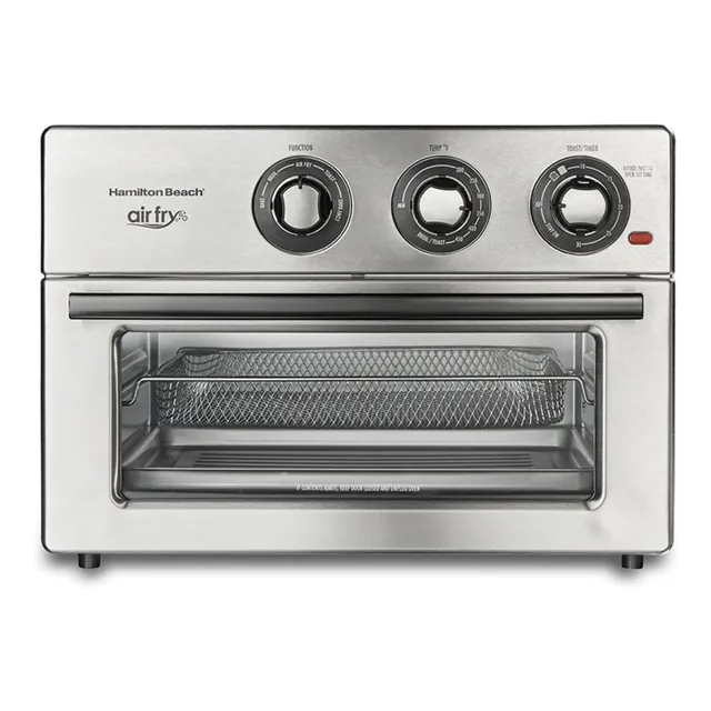 Horno de mesa eléctrico Hamilton Beach 31225 21L plateado 127V