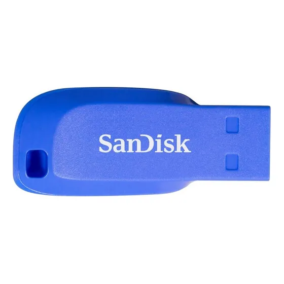 Memoria USB SanDisk Cruzer Blade SDCZ50-016G-B35 16GB 2.0 Liso azul eléctrico