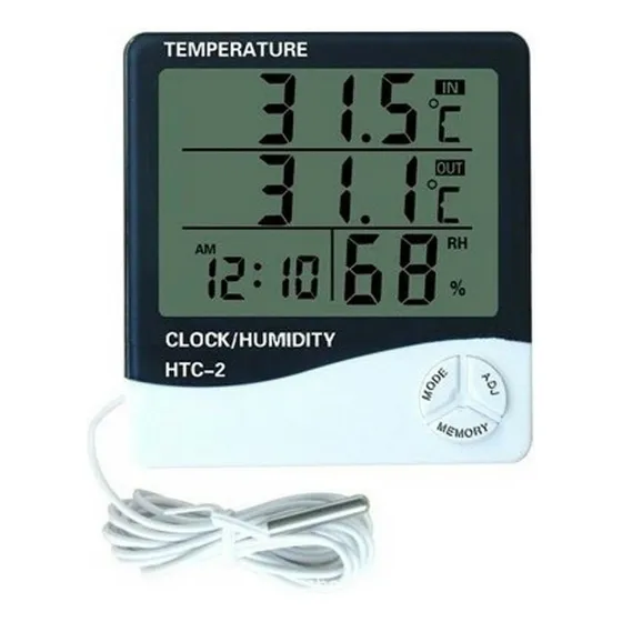 Ker Germany reloj termohigrometro digital sonda temperatura humedad Htc2 incluye calibración