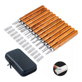 Cincel Formon Juego Madera Gubia Carpintero Tallado 12pzs Cincel Formon Juego Madera Gubia Carpintero Tallado 12pzs